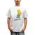Camiseta Masculina Bart Simpson Estilingue - Branco