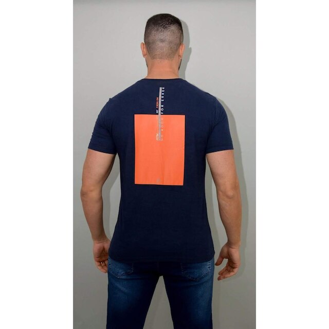 Camiseta Masculina Básica Arfolk Jet Dia a Dia