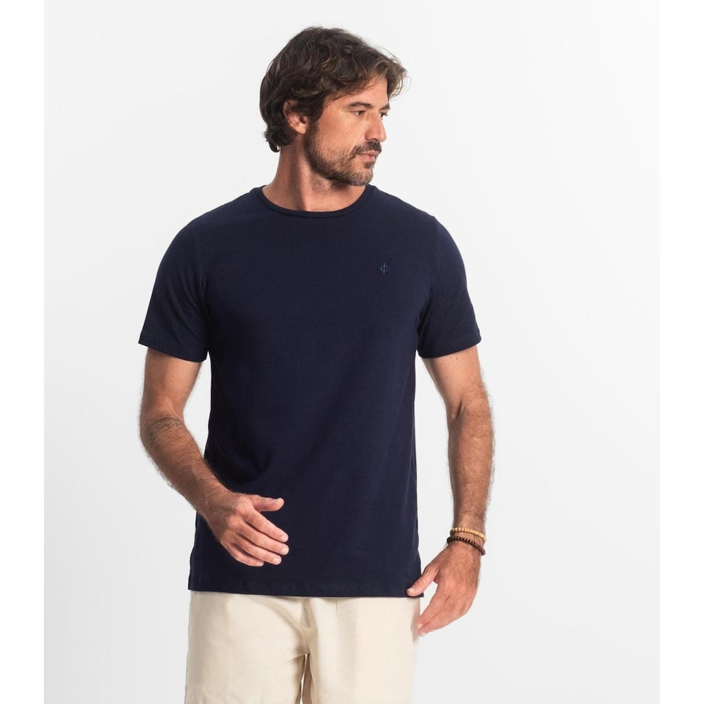 Camiseta Masculina Básica Diametro Azul