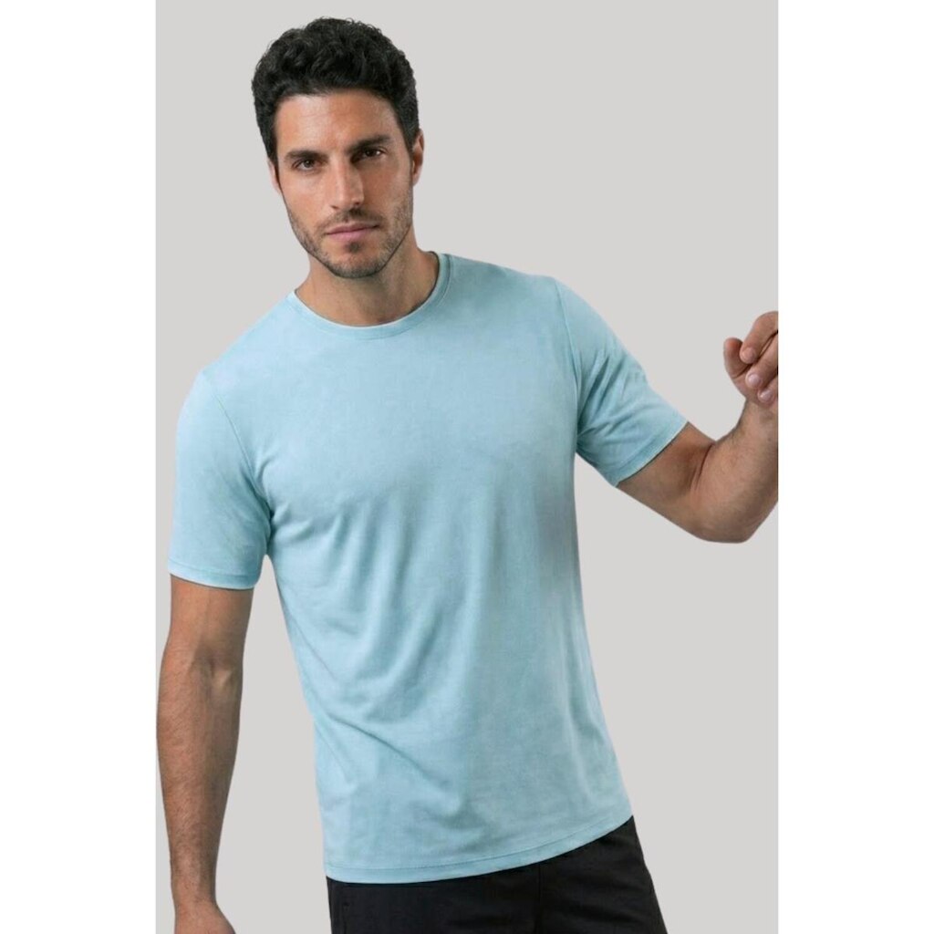 Camiseta Masculina Básica Dry Ice Poliamida Secagem Rápida Villa Sports