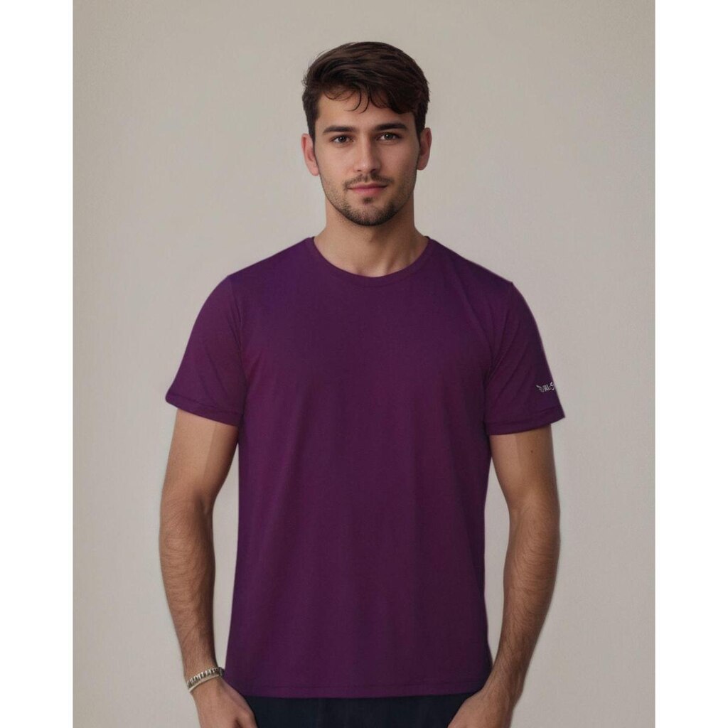 Camiseta Masculina Básica Dry Poliamida Secagem Rápida Academia Villa Sports
