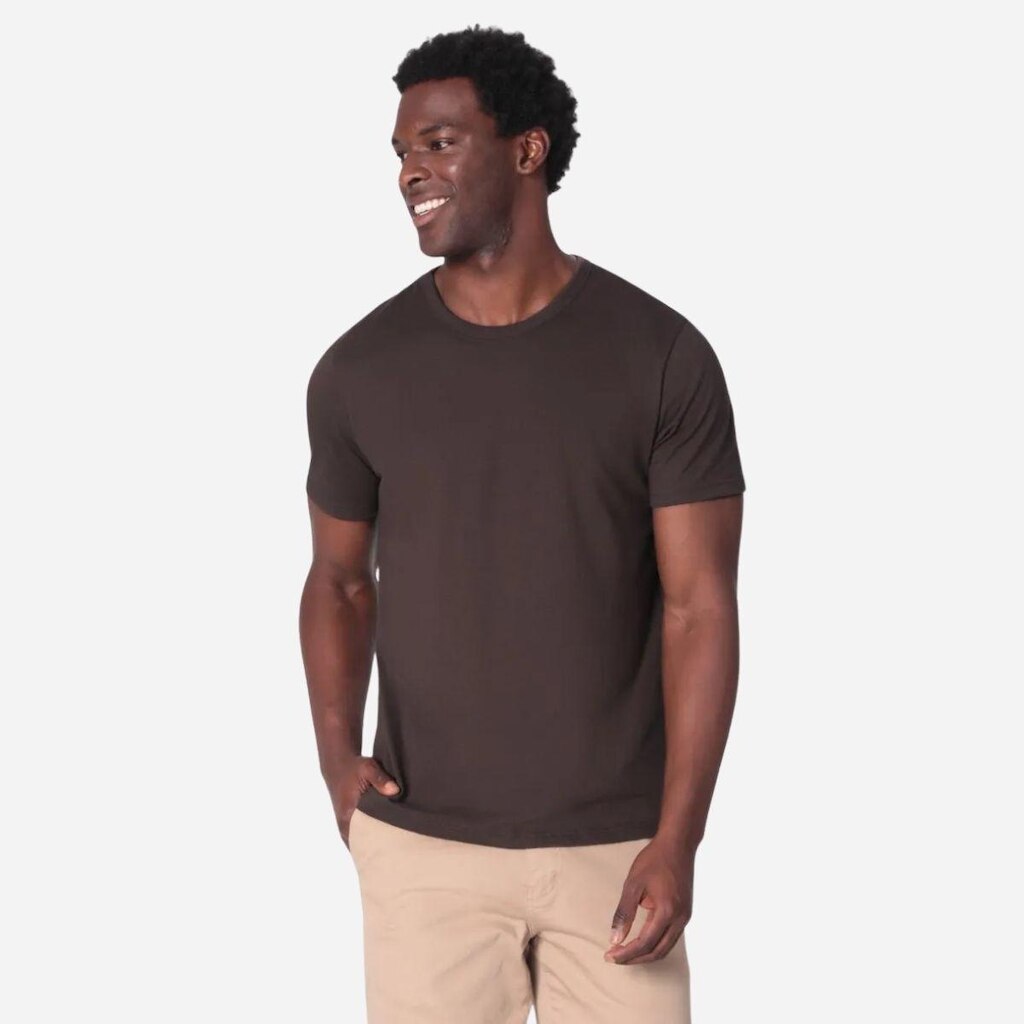 Camiseta Masculina Básica Em Algodão - Malwee