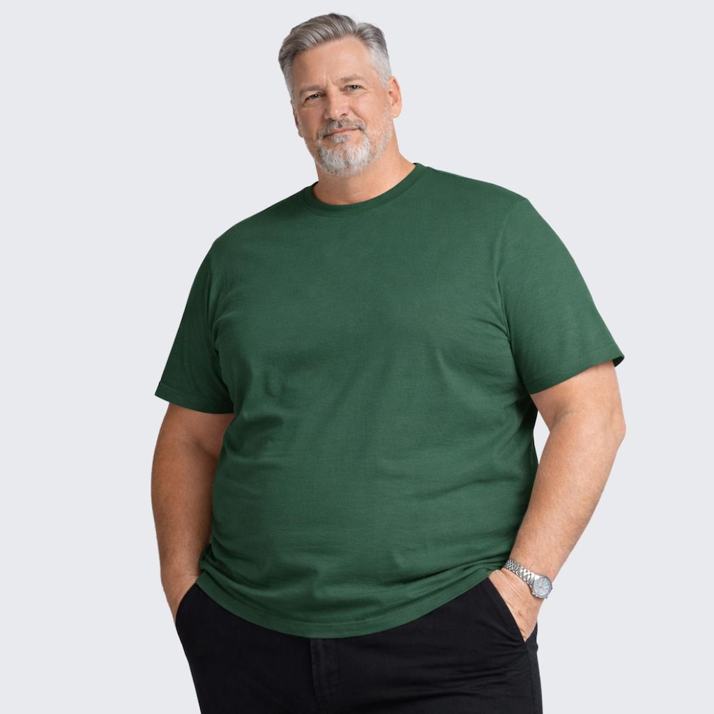 Camiseta Masculina Básica Plus Size Algodão