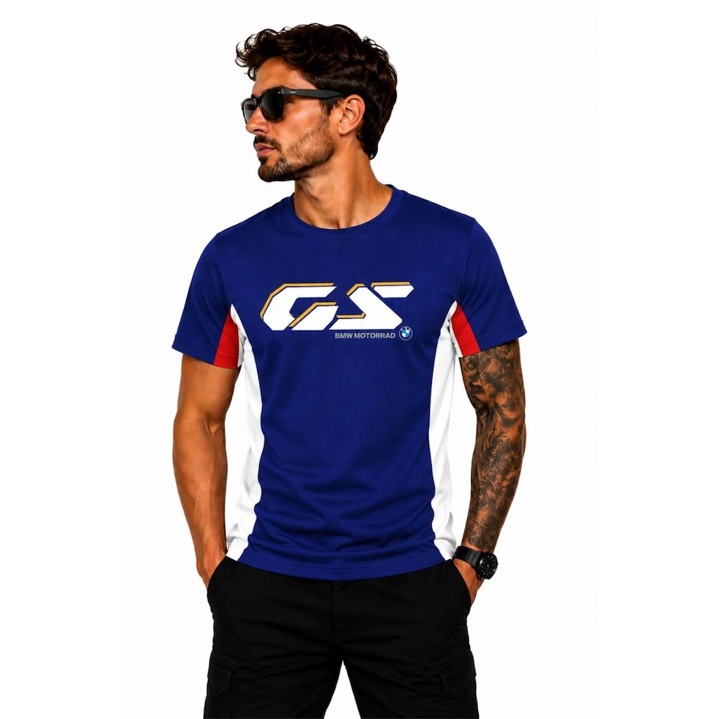 CAMISETA MASCULINA BMW GS MOTO MOTORRAD 636
