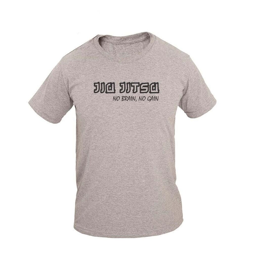 Camiseta Masculina Casual Algodão Manga Curta No Brain
