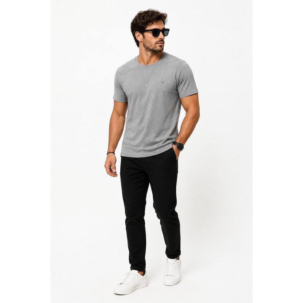 Camiseta Masculina D Bell Outlet Fashion Cinza
