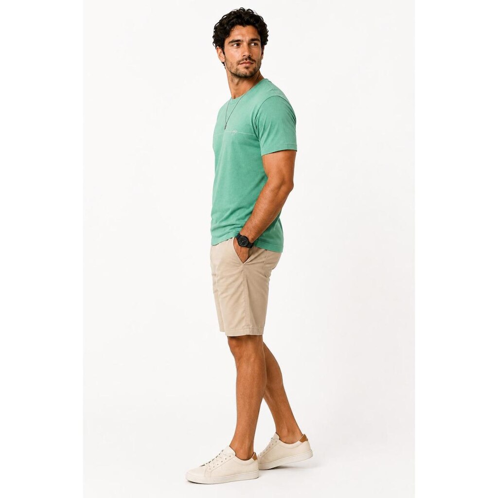 Camiseta Masculina D Bell Outlet Fashion Regular Fit Verde Menta