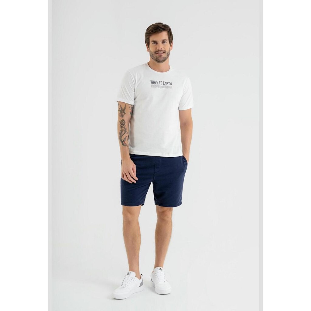 Camiseta Masculina de Manga Curta em Meia Malha The Philippines