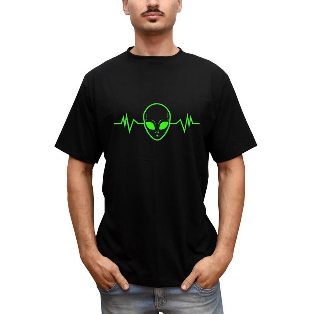 Camiseta Masculina Dj Alien Engraçados Et