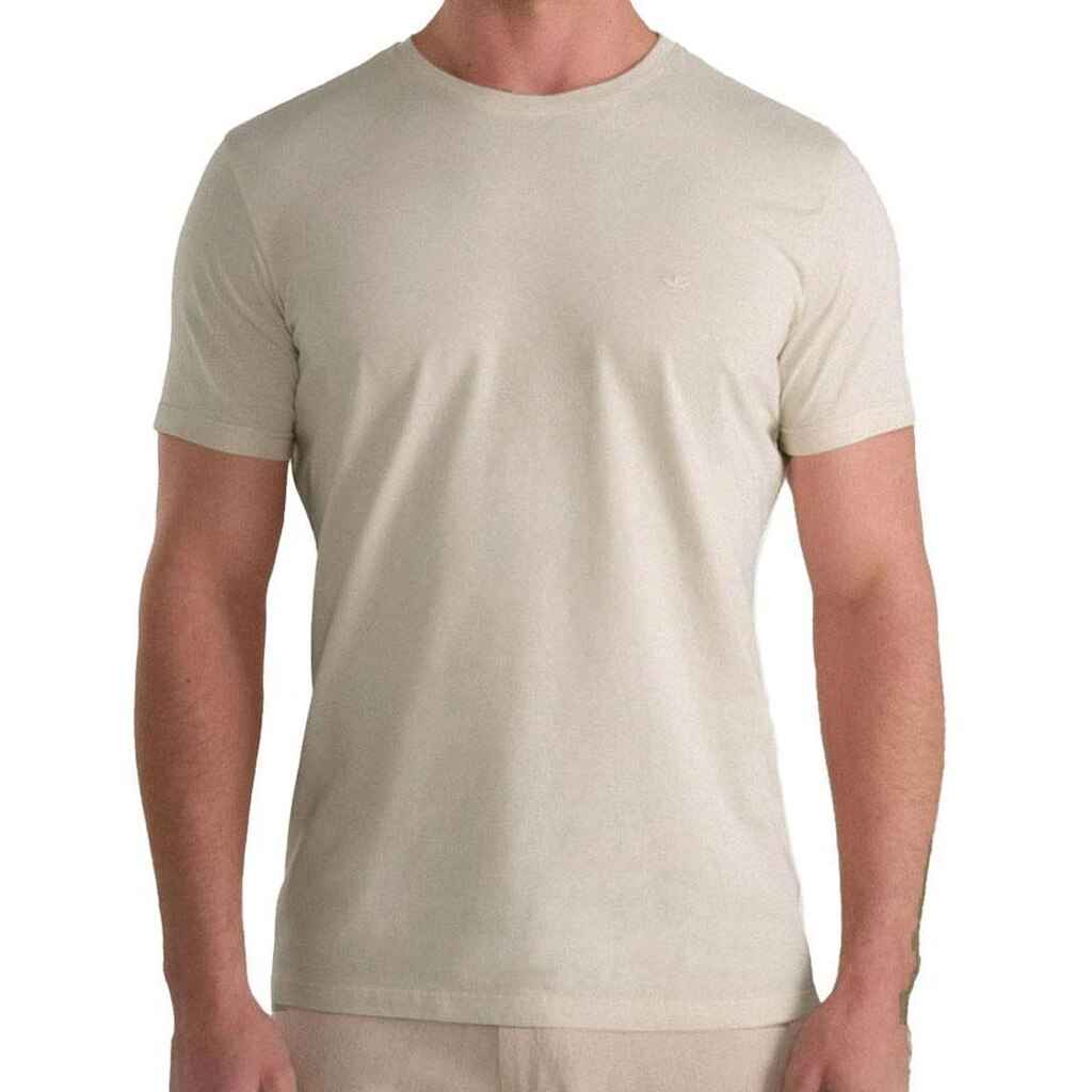 Camiseta Masculina Docthos MC Slim Creme - 623 119