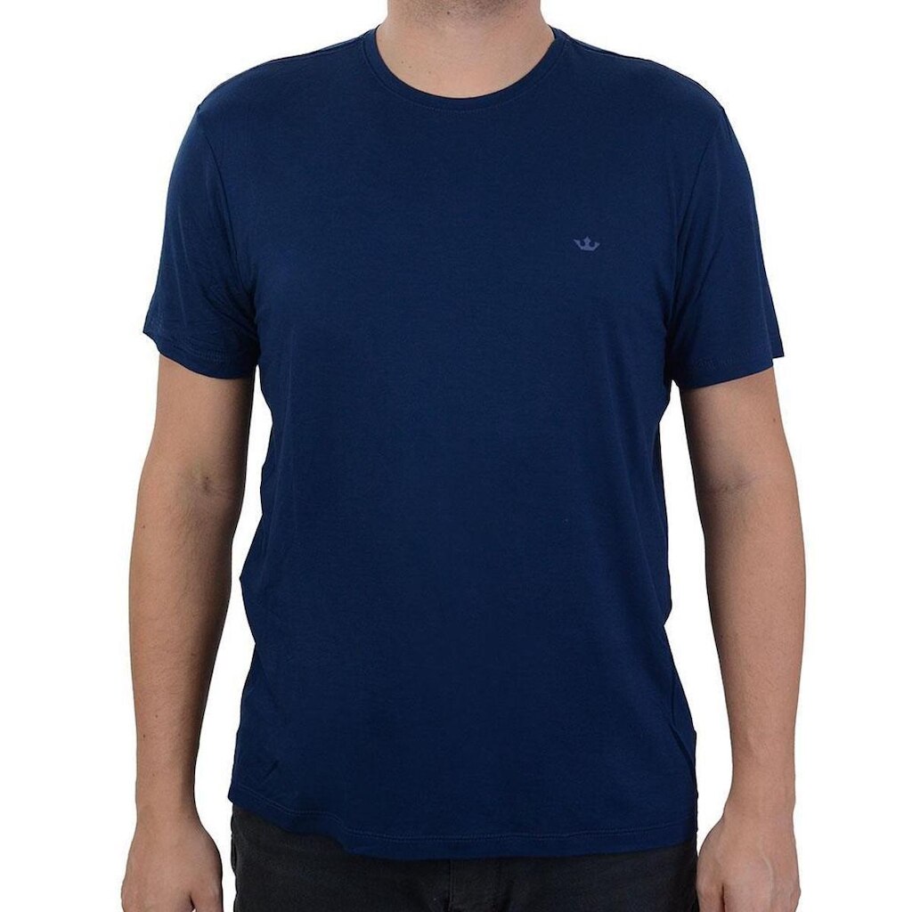 Camiseta Masculina Docthos MC Slim Viscose Marinho - 66677