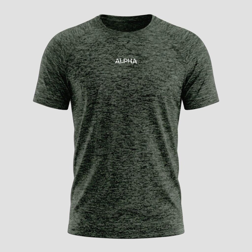Camiseta Masculina Dry Essential Mescla Alpha