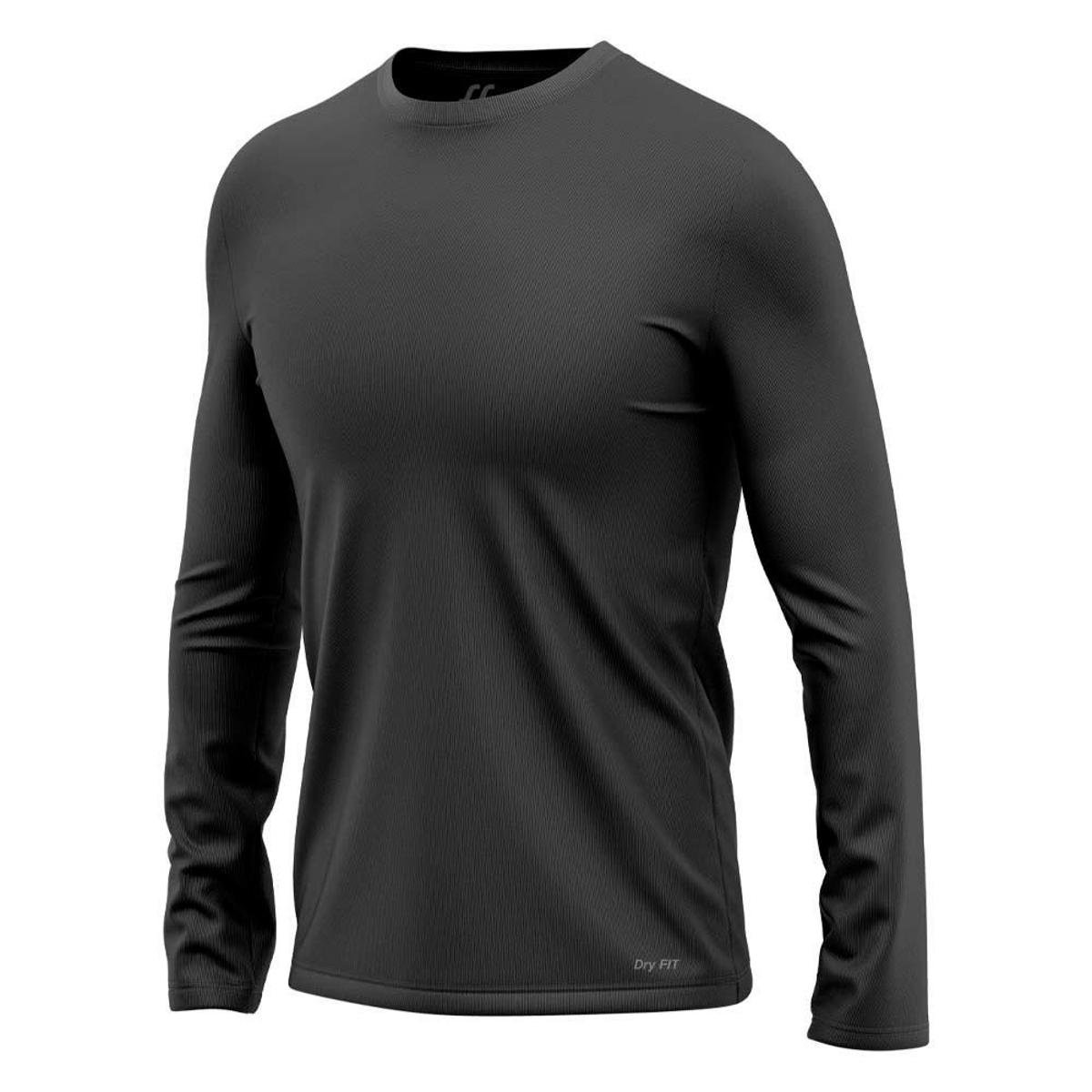 Camiseta Masculina Dry Fit Manga Longa Treino Academia Caminhada Sagassi - Preto é ruim? Camiseta Masculina Dry Fit Manga Longa Treino Academia Caminhada Sagassi - Preto é boa?