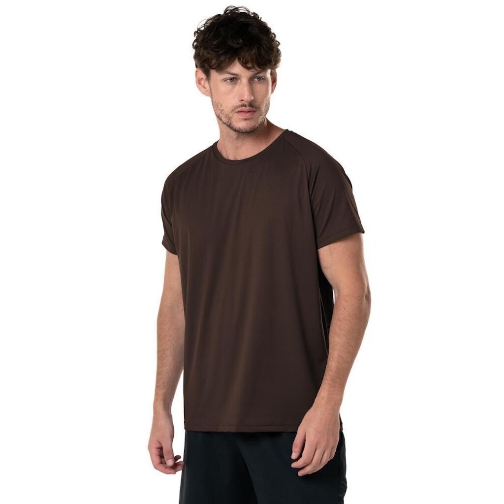 Camiseta Masculina Dry Poliamida Raglan