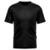 Camiseta Masculina Dry Proteção Solar UV Manga Curta Básica Lisa Academia Treino Corrida Fitness - Preto