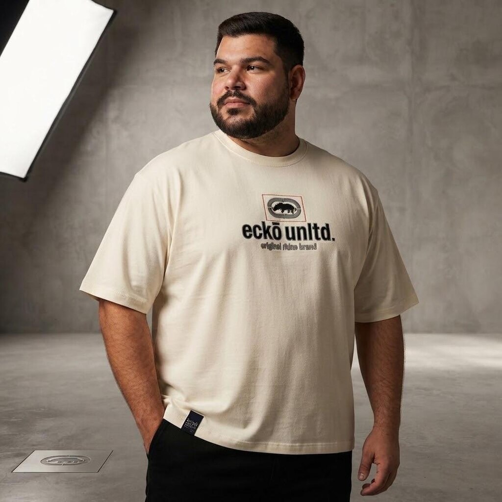 Camiseta Masculina Ecko Unltd Original Plus Casual Ek557