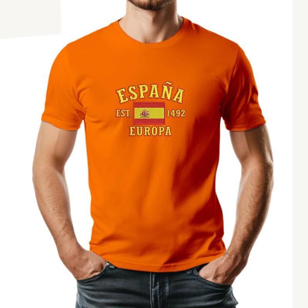 Camiseta Masculina ESPANHA Exclusiva Algodão Premium