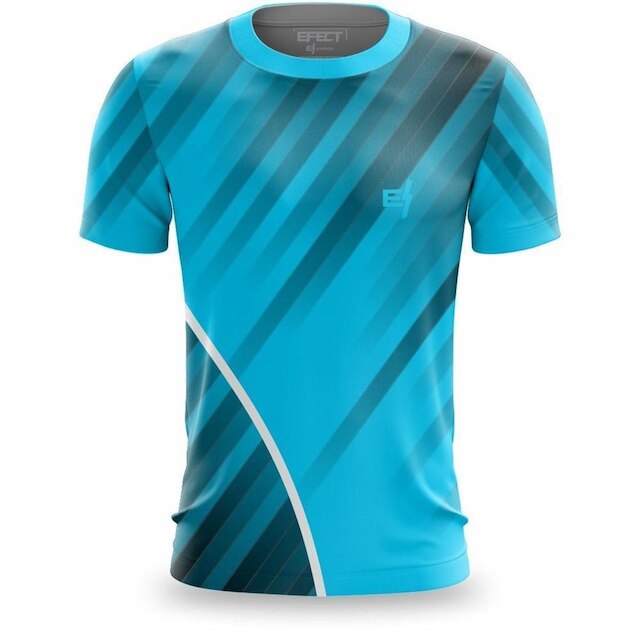 Camiseta Masculina Esporte Estampada Proteção UV Academia
