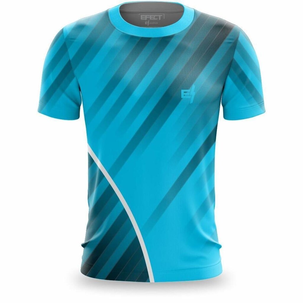 Camiseta Masculina Esporte Estampada Proteção UV Academia
