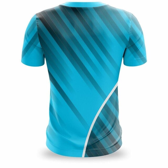 Camiseta Masculina Esporte Estampada Proteção UV Academia