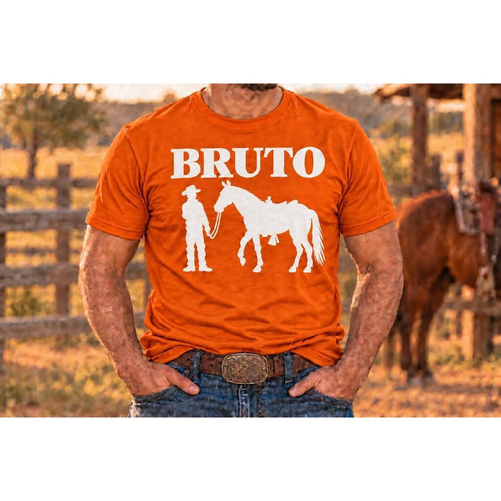 Camiseta Masculina Estampa Bruto
