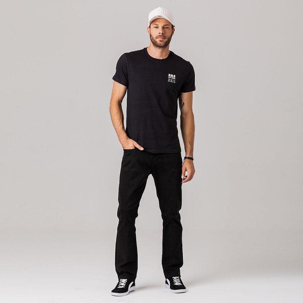 Camiseta Masculina Estampa Rock e Soda Street