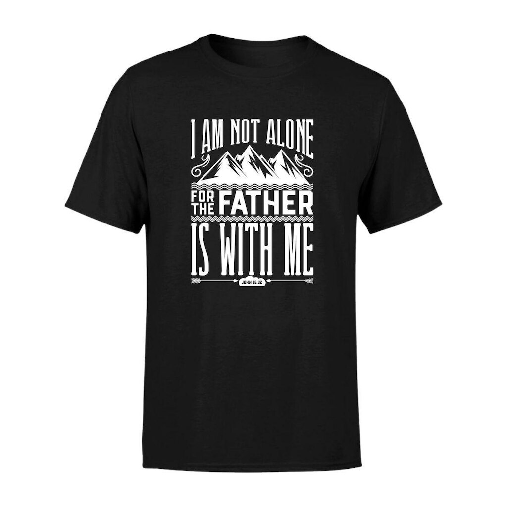 Camiseta Masculina Estampada Alone 100% Algodão Premium Manga Curta Gola Redonda Casual Dia a Dia