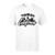 Camiseta Masculina Estampada California 100% Algodão Premium Manga Curta Gola Redonda Casual Básica - Branco