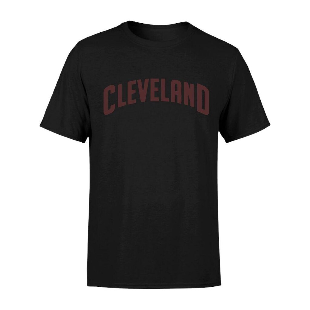 Camiseta Masculina Estampada Cleveland 100% Algodão Premium Manga Curta Gola Redonda Casual Básica