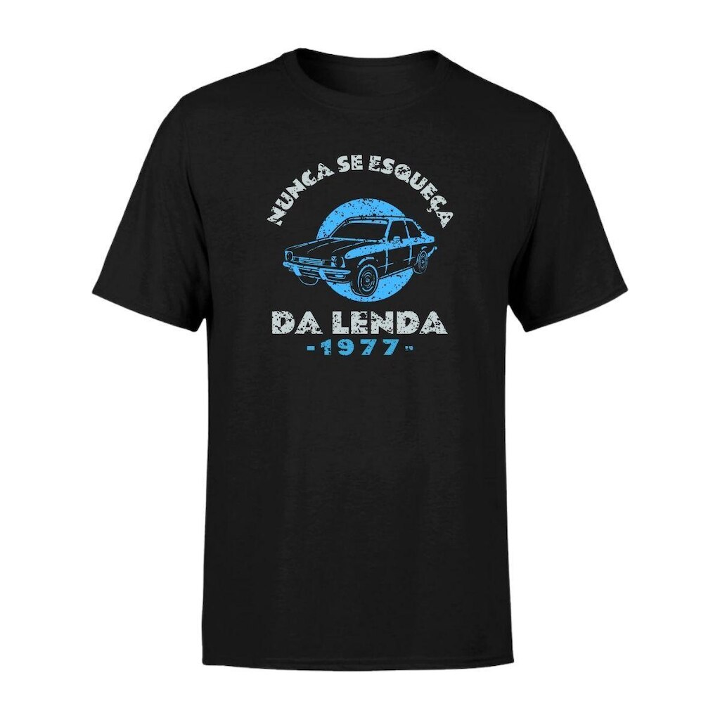 Camiseta Masculina Estampada Lenda 100% Algodão Premium Manga Curta Gola Redonda Casual Dia a Dia