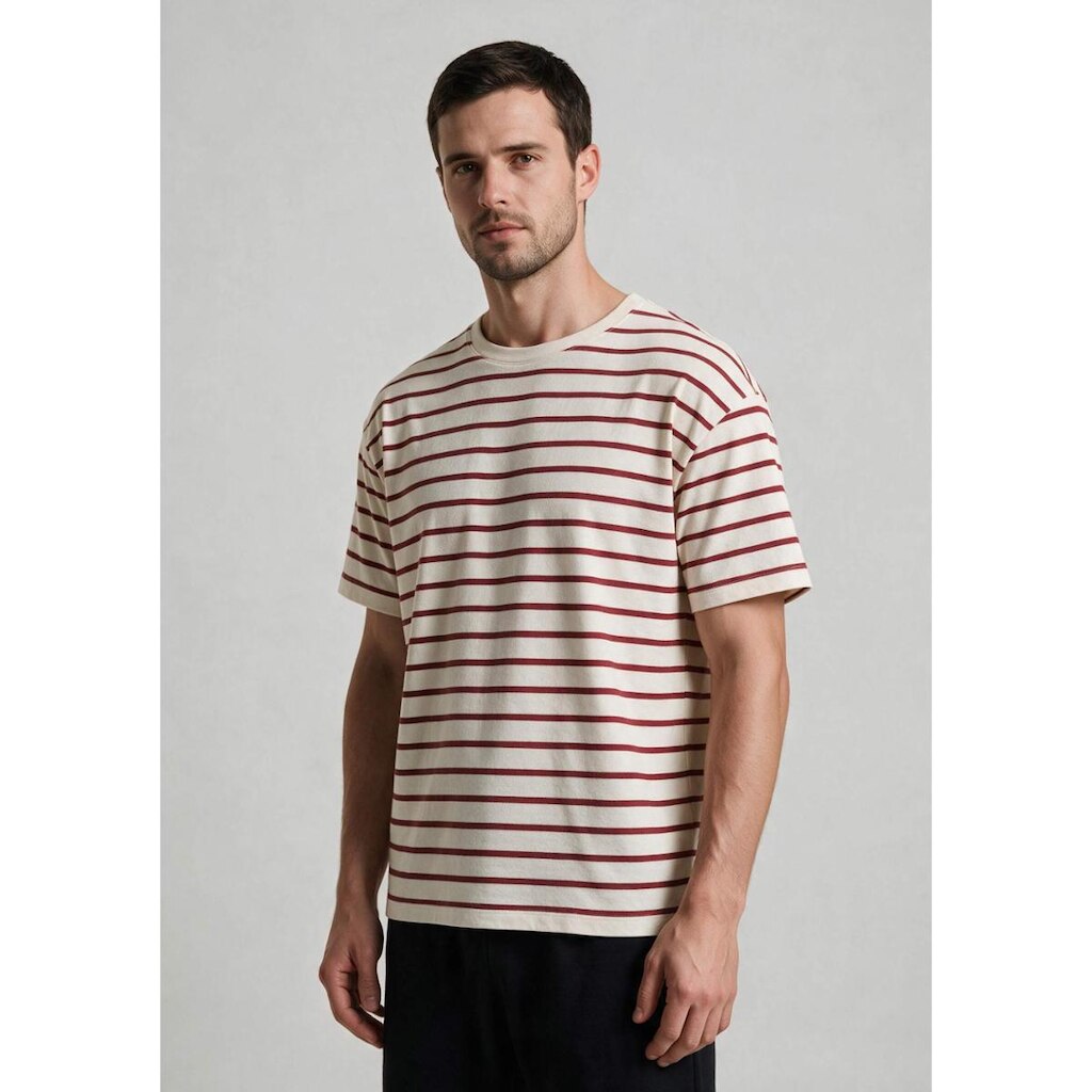 Camiseta Masculina Fio Tinto Listrada