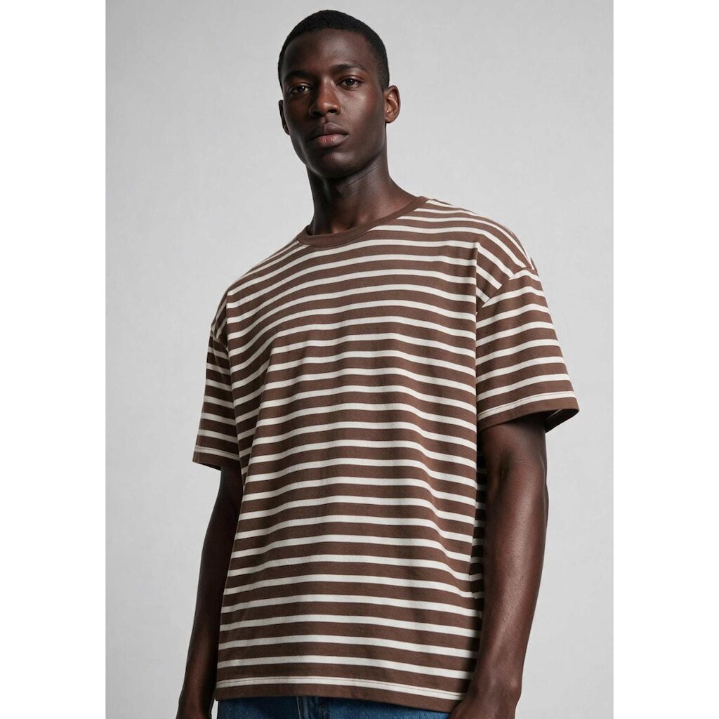Camiseta Masculina Fio Tinto Listrada