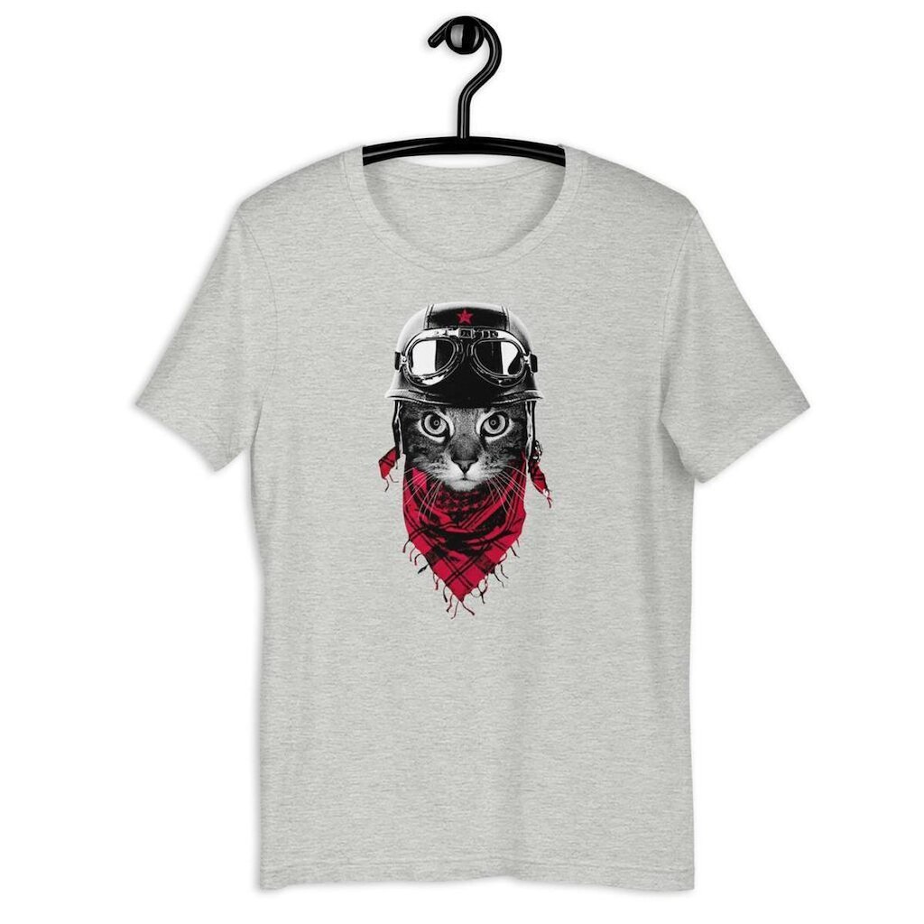 Camiseta Masculina Gato Aviador