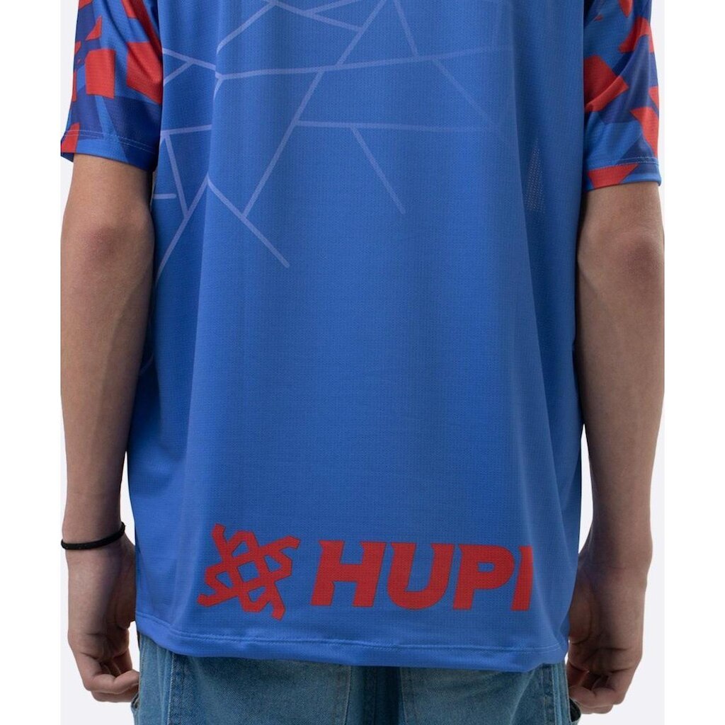 Camiseta Masculina HUPI Bike Naja Azul/Vermelho