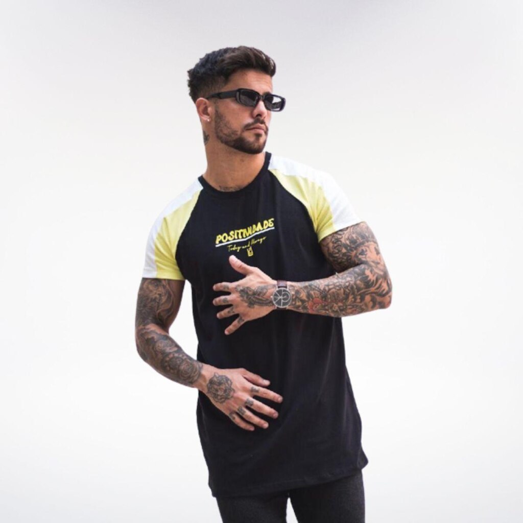 Camiseta Masculina Kj Do Bem Estampada LongLine