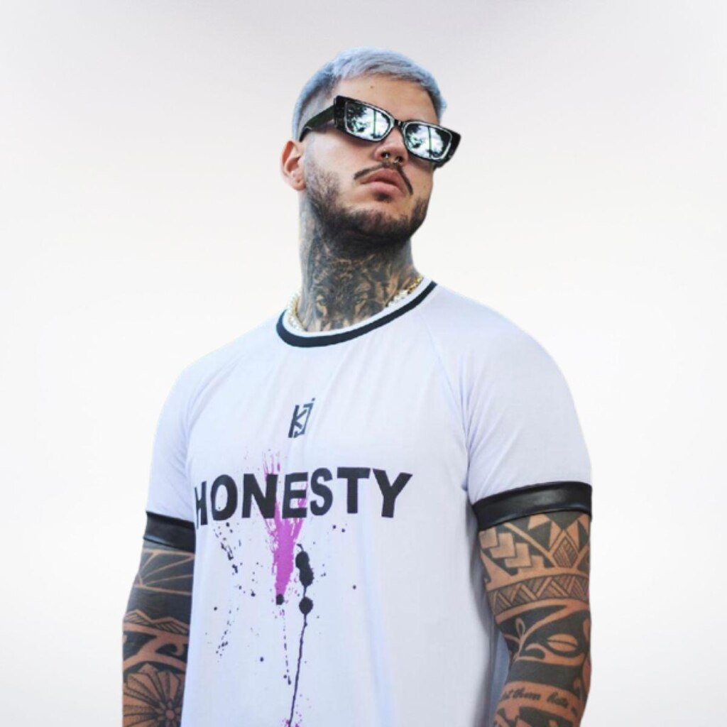 Camiseta Masculina Kj Do Bem Honesty LongLine