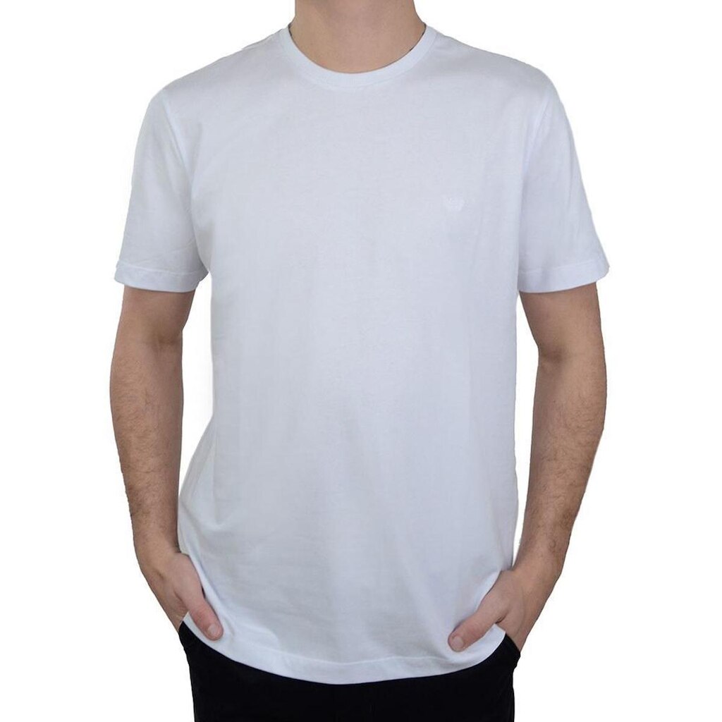 Camiseta Masculina Lado Avesso MC Regular Branca - LH174
