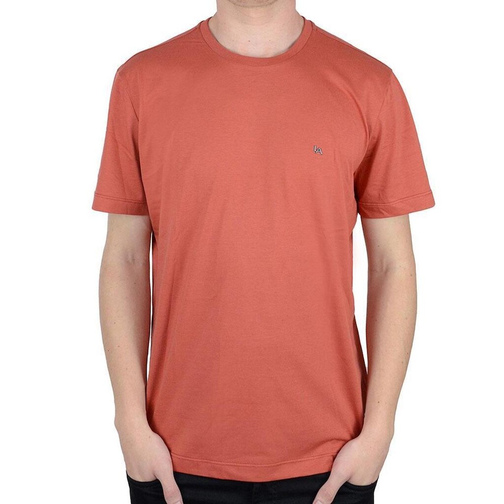 Camiseta Masculina Lado Avesso MC Regular Fit Terracota