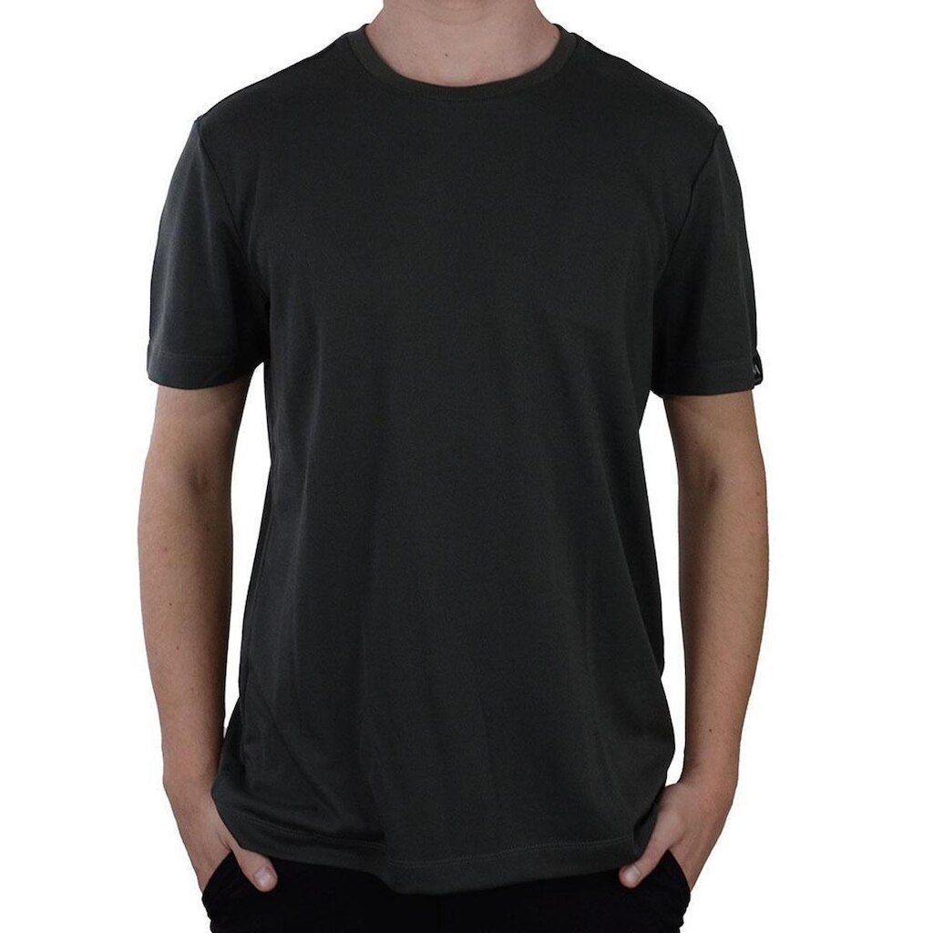 Camiseta Masculina Lado Avesso Relax Cinza - LH22