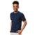 Camiseta Masculina Lisa Slim Algodão Premium - Marinho