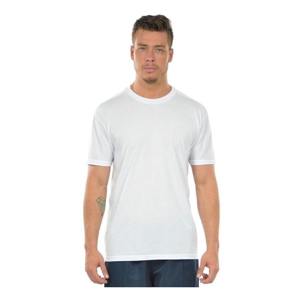 Camiseta Masculina Malha Fria Poliester Viscose Camisa Homem