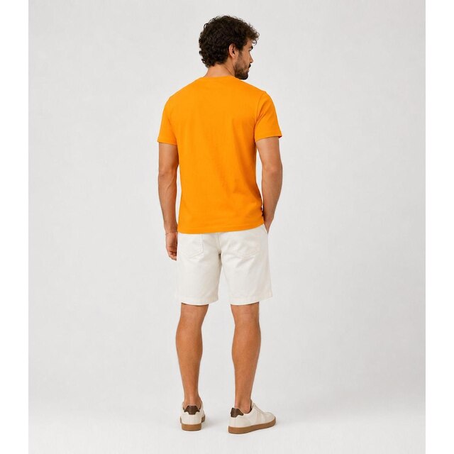 Camiseta Masculina Malha Pique Rovitex Amarelo