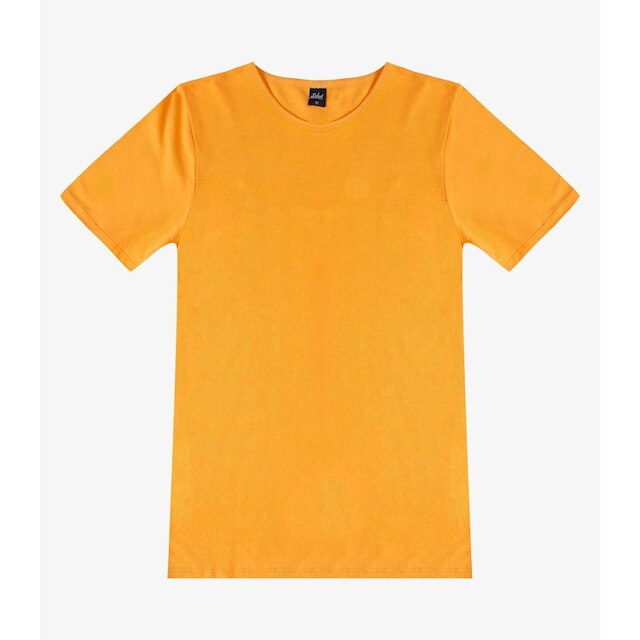 Camiseta Masculina Malha Pique Rovitex Amarelo