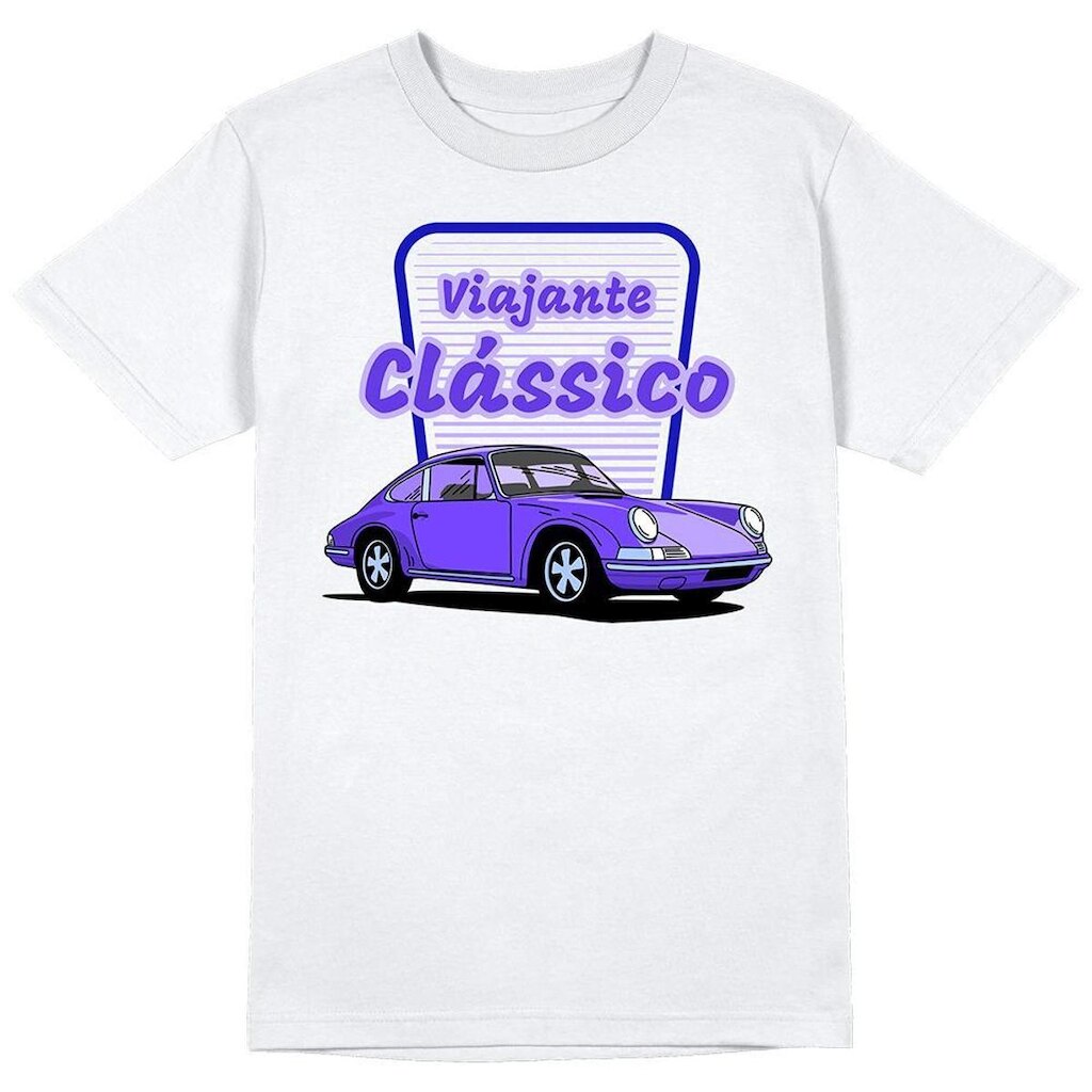 Camiseta Masculina Manga Curta 100% Algodão Premium Estampada Clássico