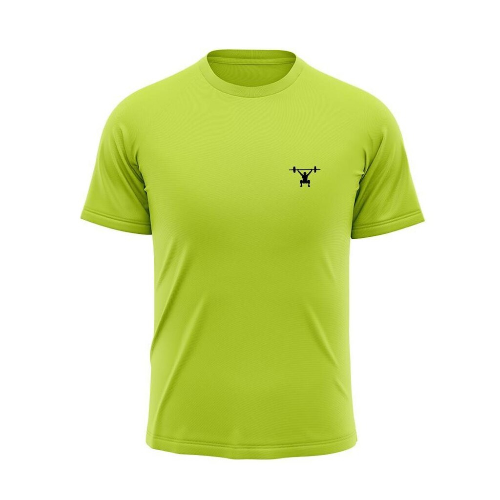 Camiseta Masculina Manga Curta Dry Proteção Solar UV Fitness Estampado Agachamento