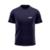 Camiseta Masculina Manga Curta Dry Proteção Solar UV Fitness Estampado Cardio - Marinho
