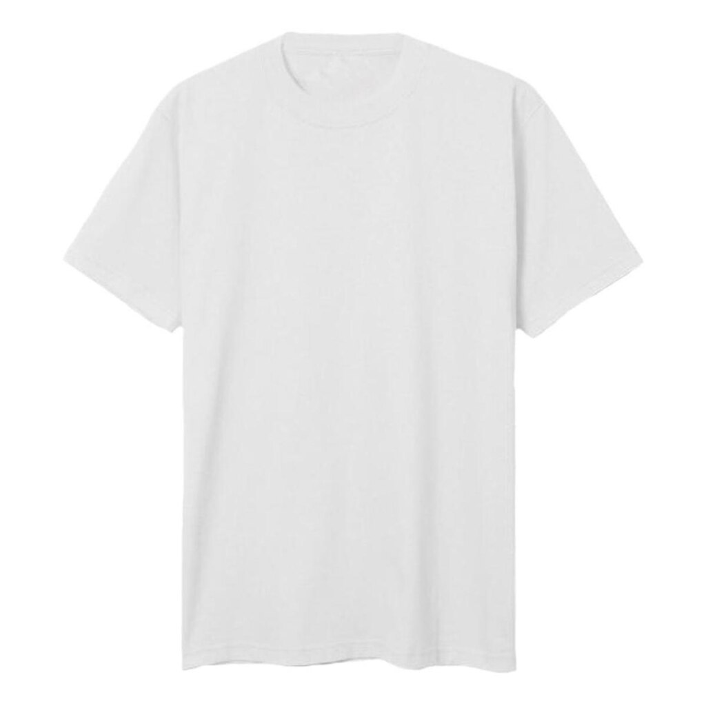 Camiseta Masculina Manga Curta Lisa Básica Fio 30.1 100% Algodão