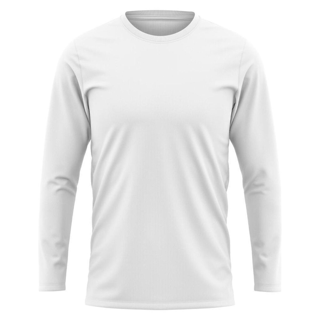 Camiseta Masculina Manga Longa Algodão Premium