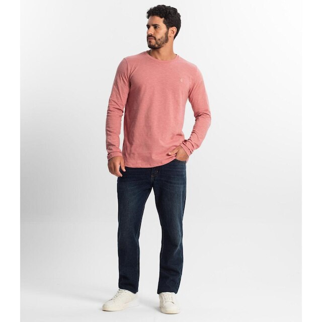 Camiseta Masculina Manga Longa Básica Diametro
