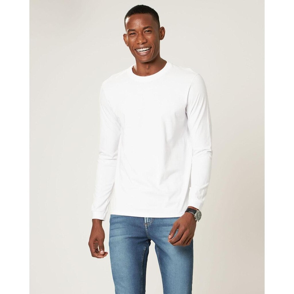 Camiseta Masculina Manga Longa com Punho 1000006658 Malwee
